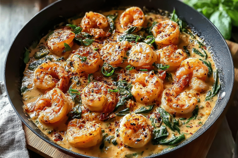 Creamy Tuscan Shrimp With Garlic, Sun Dried Tomatoes And Spinach 8 Creamy Tuscan Shrimp 62.Png