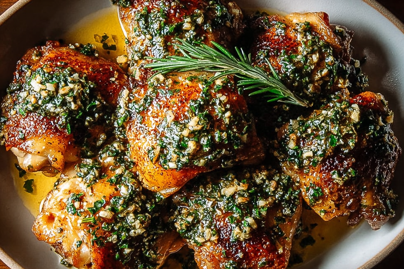 Garlic Butter Chicken Thighs