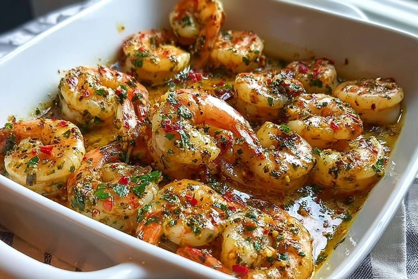 Shrimp Scampi Baked In Garlic Butter For Easy Weeknight Dinner 6 Garlic Butter Shrimp Scampi Bake