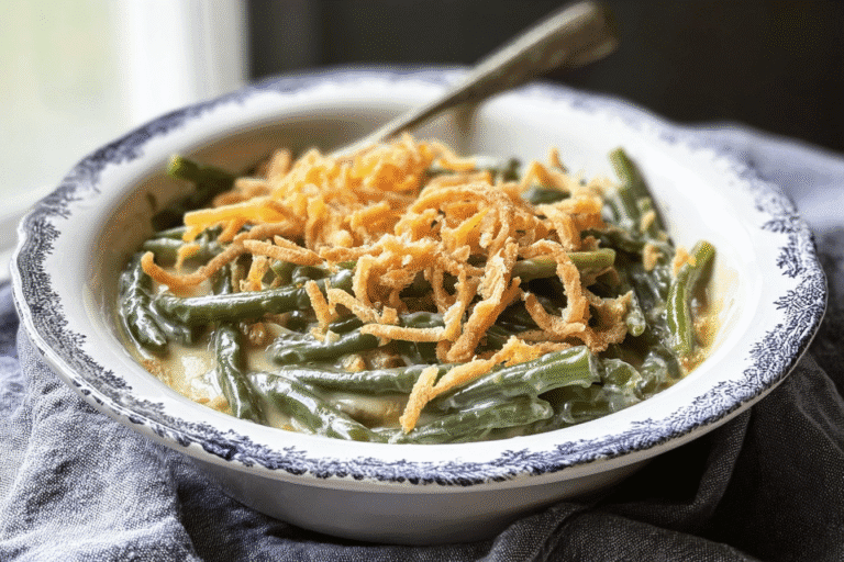 Green Bean Casserole Recipe With Creamy Sauce And Crispy Topping 8 Green Bean Casserole 46.Png