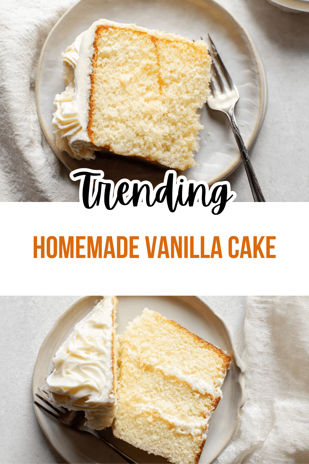Homemade Vanilla Cake