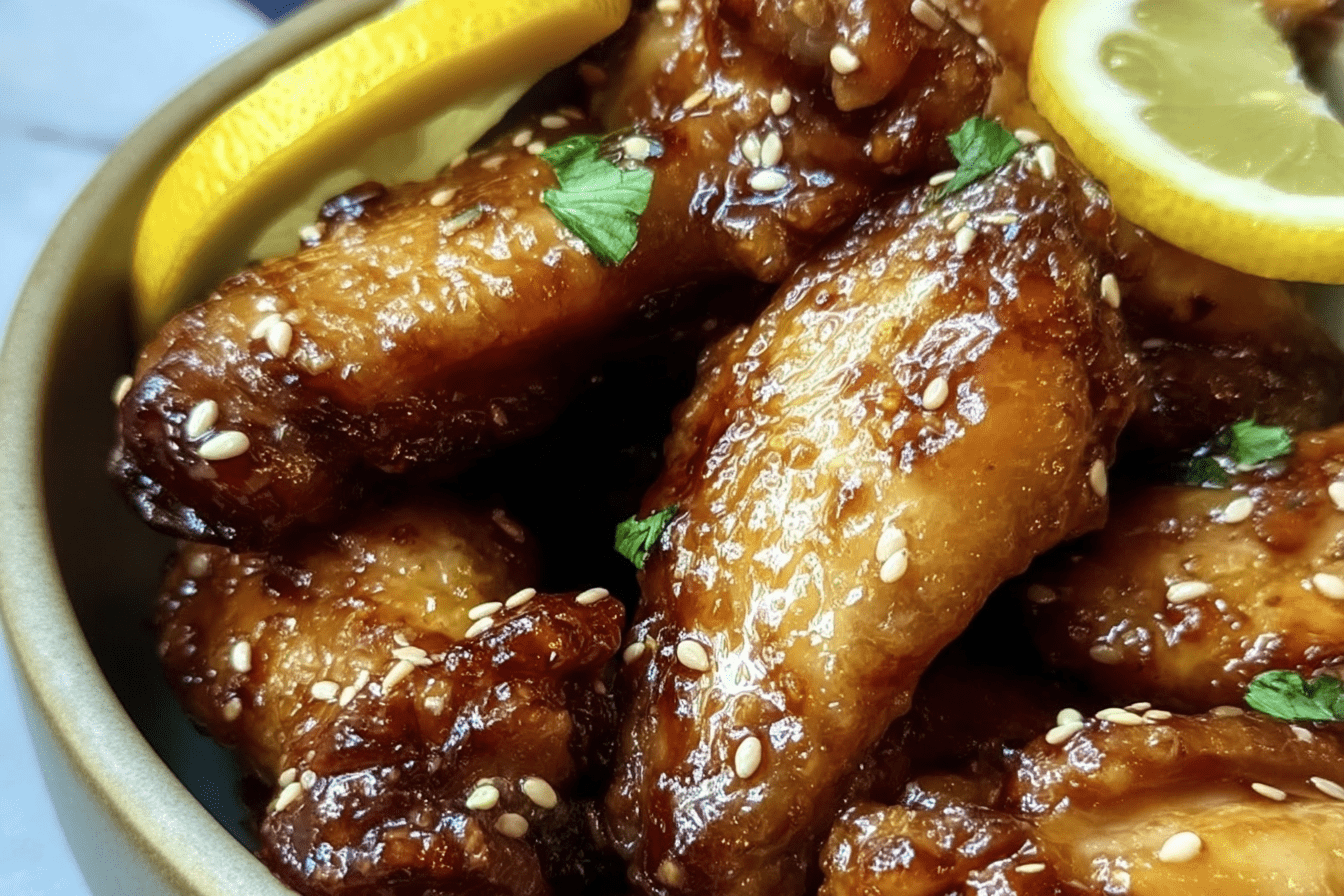 Honey Lemon Chicken Wings
