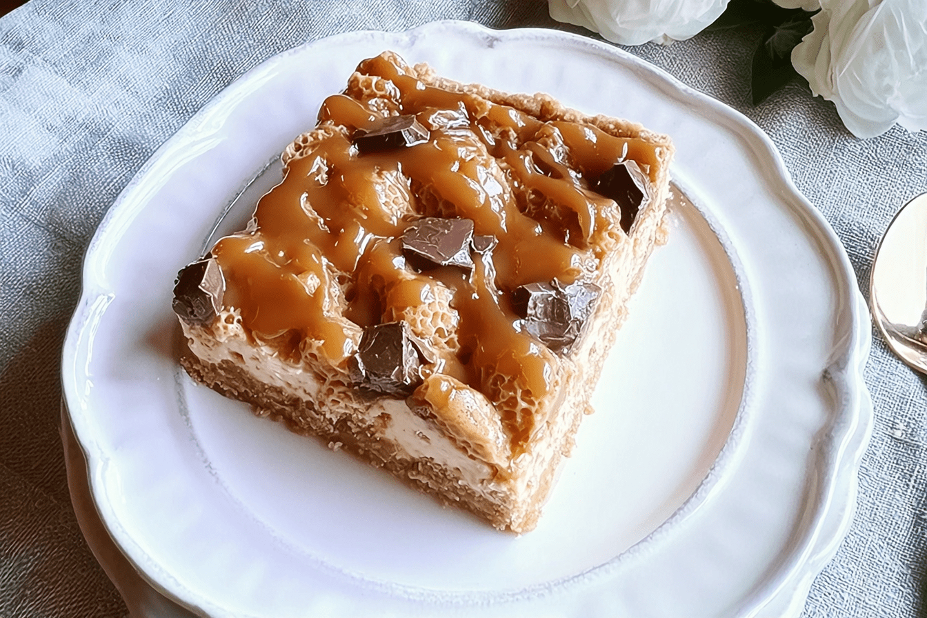 Honeycomb Caramel Tart