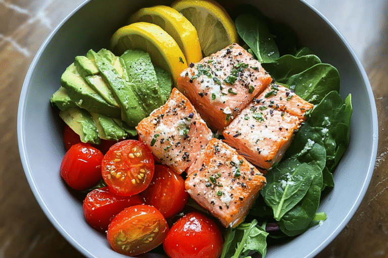 Lemon Pepper Salmon Recipe With Simple Ingredients And Bold Flavor 8 Lemon Pepper Salmon Power Bowl 23.Png