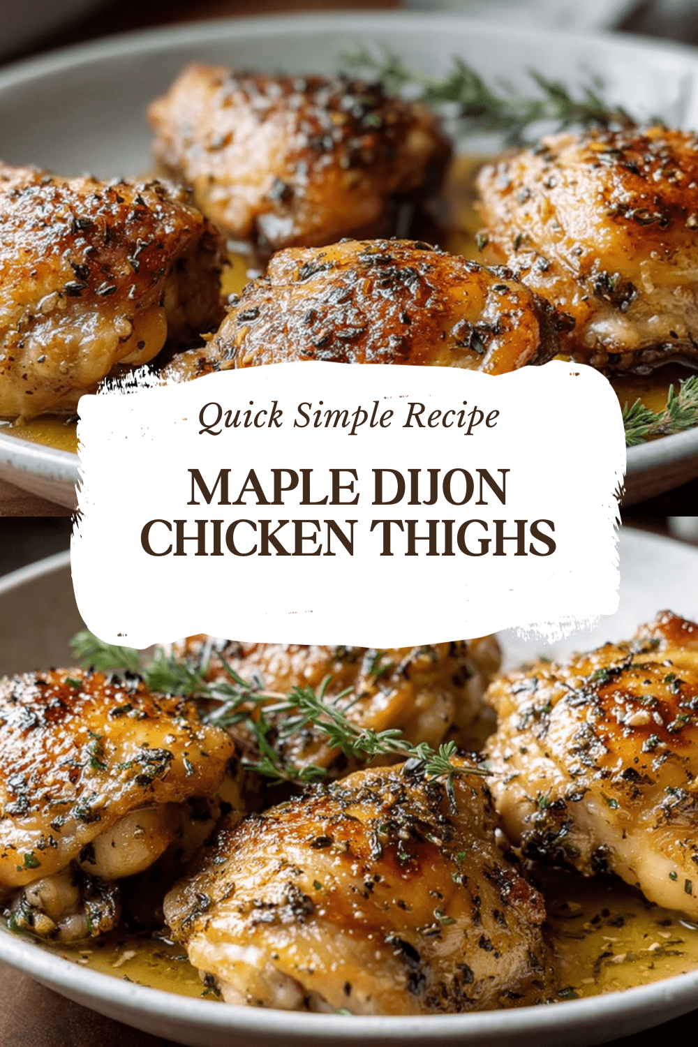Maple Dijon Chicken Thighs Recipe With Sweet And Tangy Flavors 7 Maple Dijon Chicken Thighs