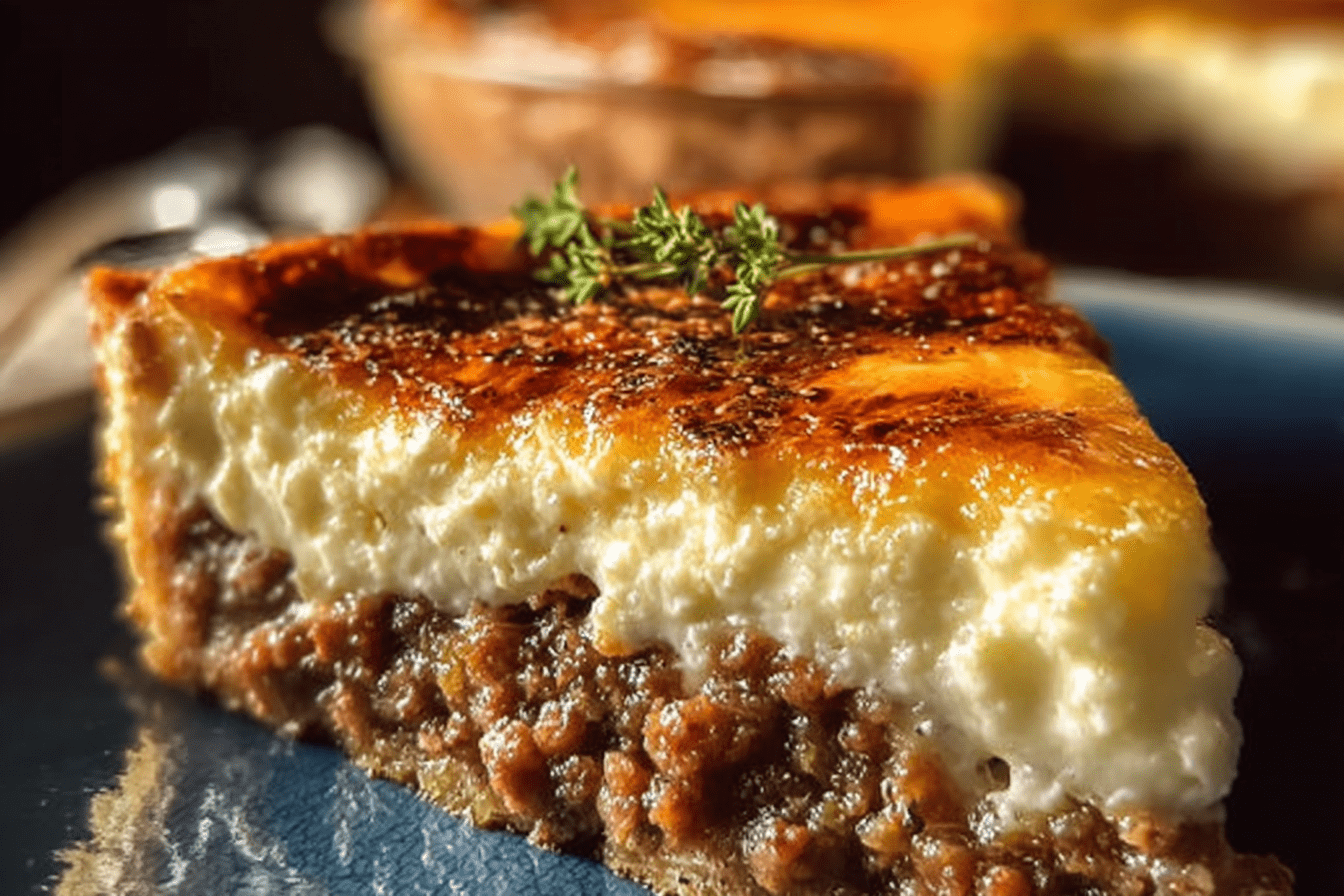 Meat And Cheese Pie