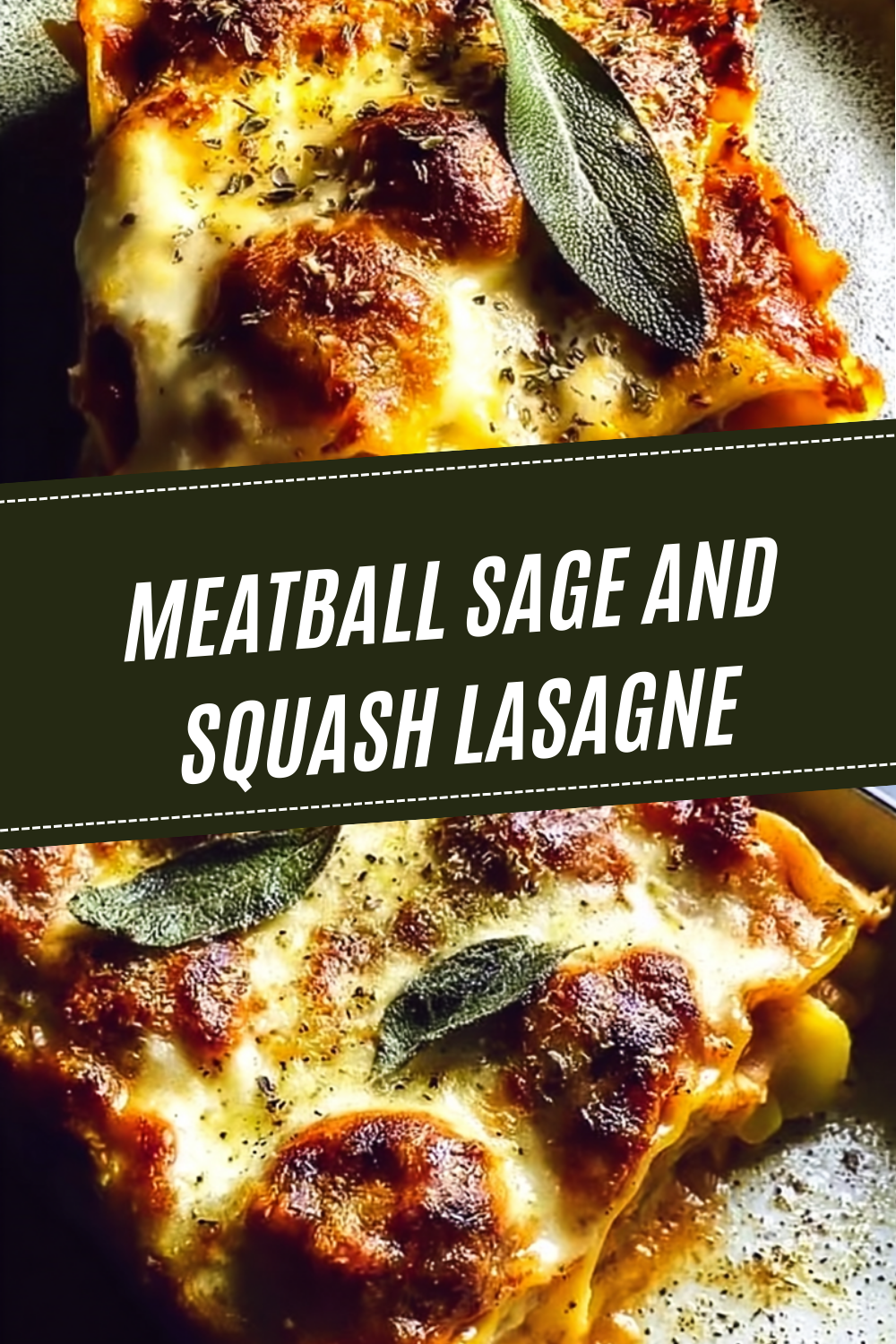 Meatball Sage And Squash Lasagne