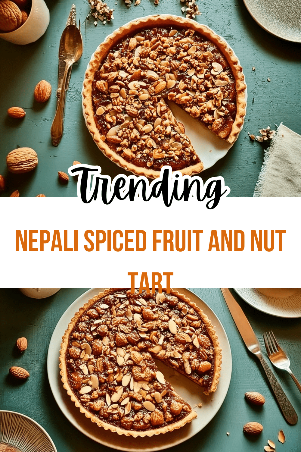 Nepali Spiced Fruit And Nut Tart