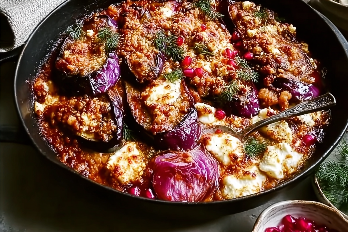 Persian Aubergine Bake Recipe With Spiced Tomato And Garlic Layers 6 Persian Aubergine Bake