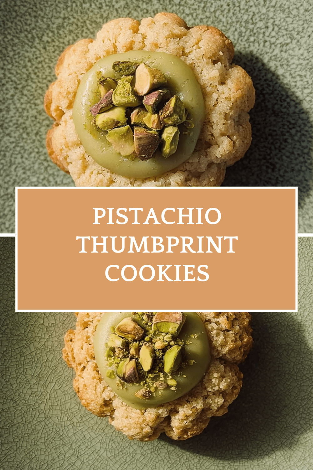 Pistachio Thumbprint Cookies