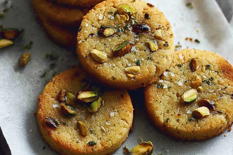 Salty Smoked Pistachio And Honey Shortbread Cookies 94.Png