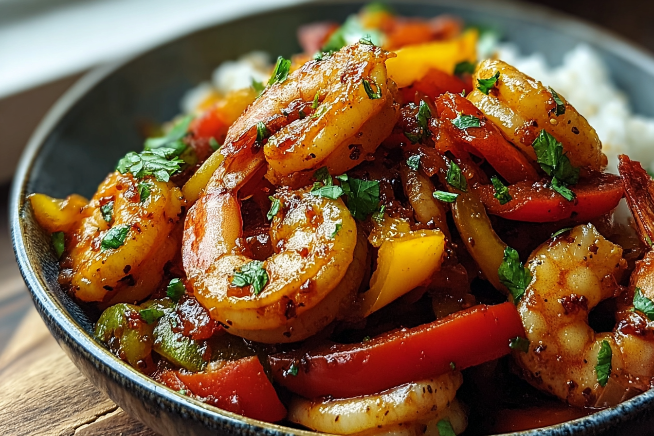 Shrimp And Pepper Stir Fry
