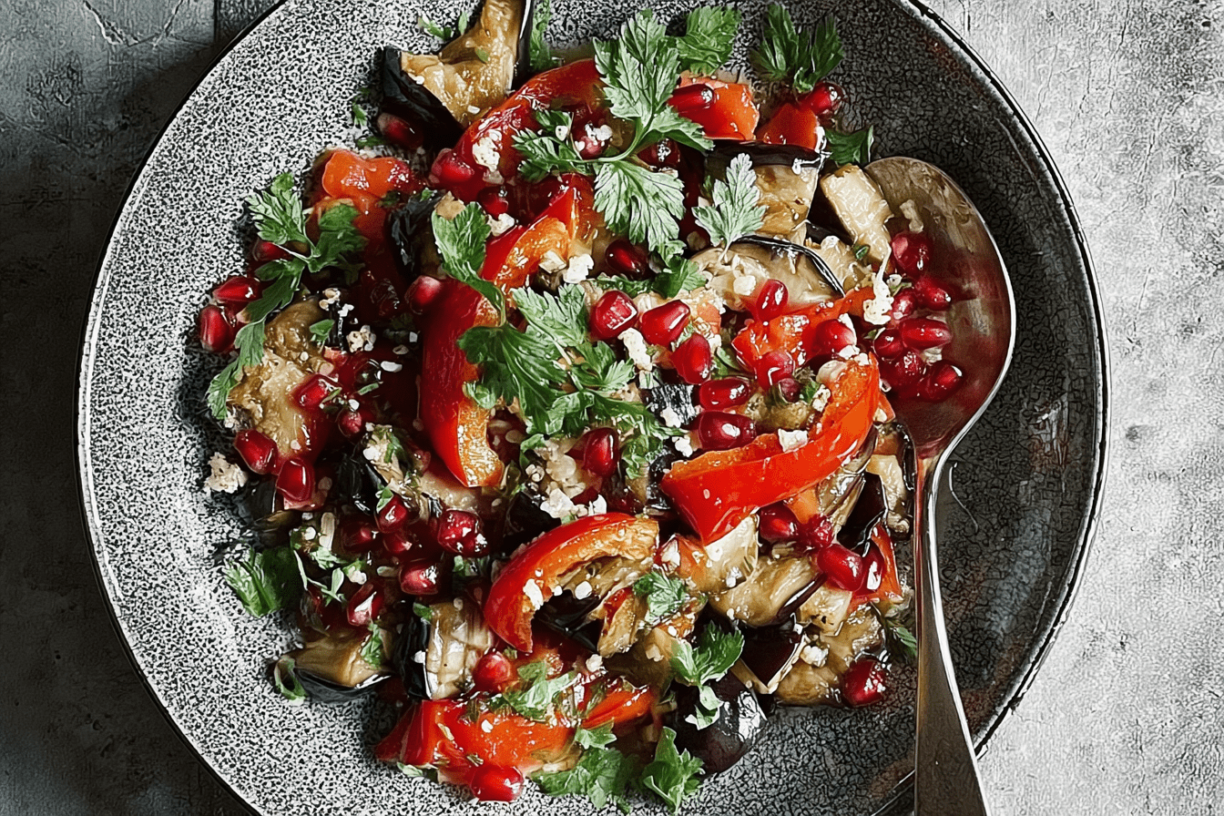 Smoked Aubergine Salad