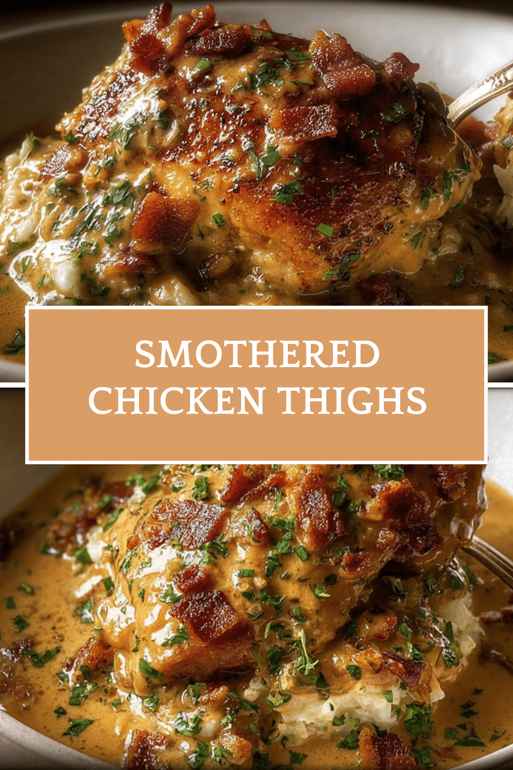 Smothered Chicken Thighs