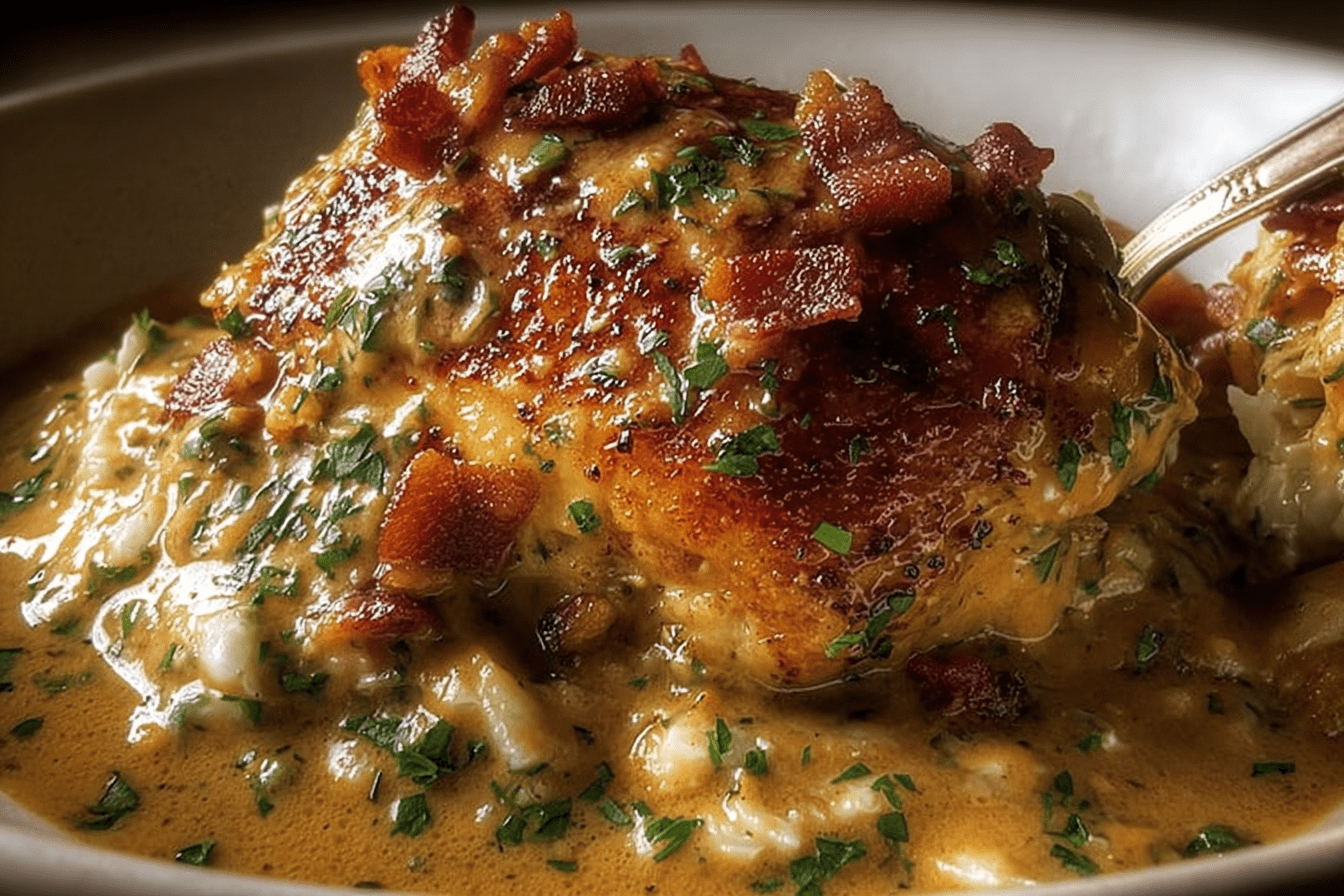 Smothered Chicken Thighs