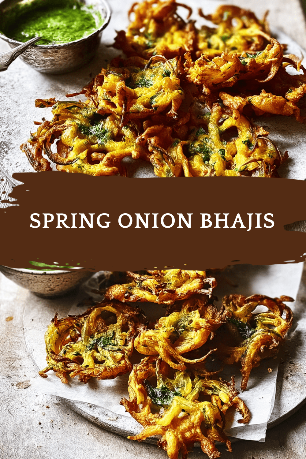 Spring Onion Bhajis