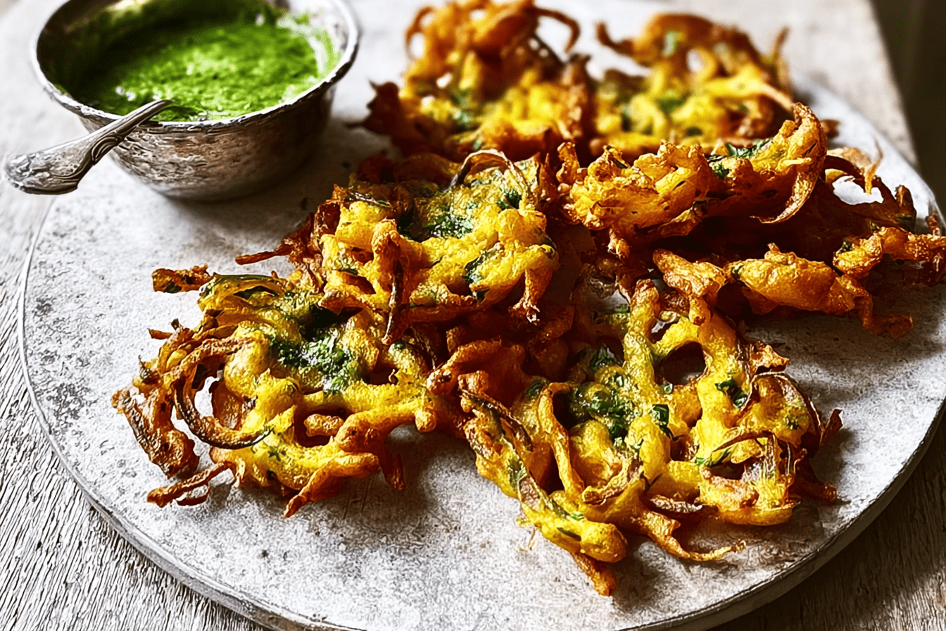 Spring Onion Bhajis