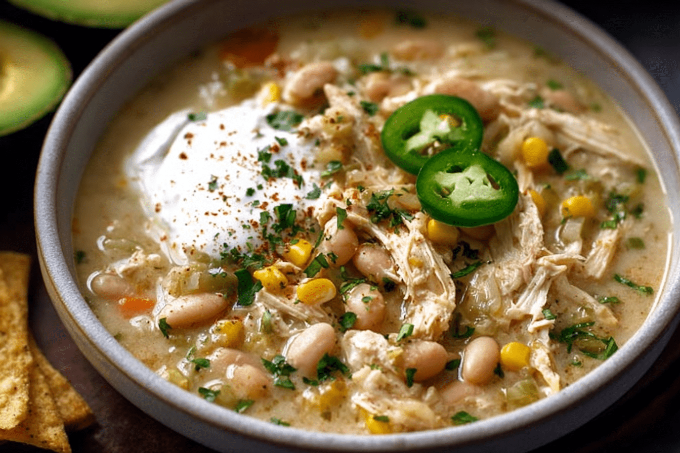 White Chicken Chili Soup