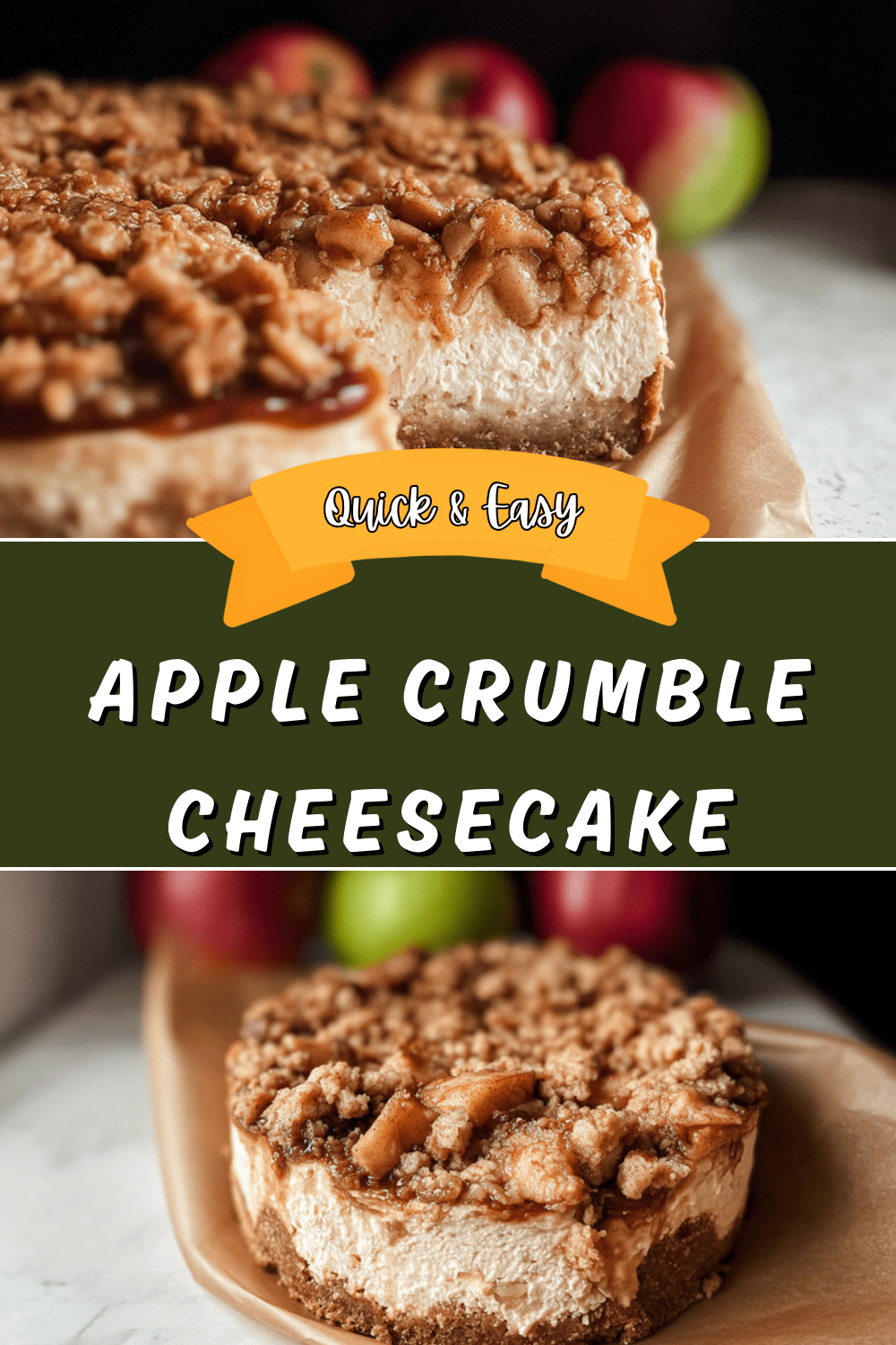 Apple Crumble Cheesecake Best Recipe 7 Apple Crumble Cheesecake