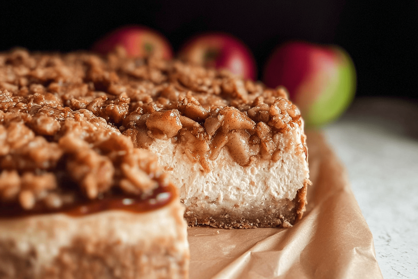 Apple Crumble Cheesecake Best Recipe 6 Apple Crumble Cheesecake