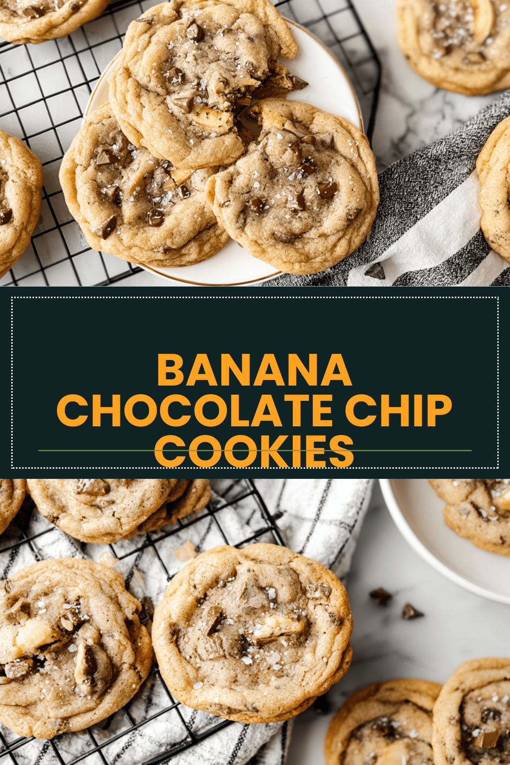 Banana Chocolate Chip Cookies