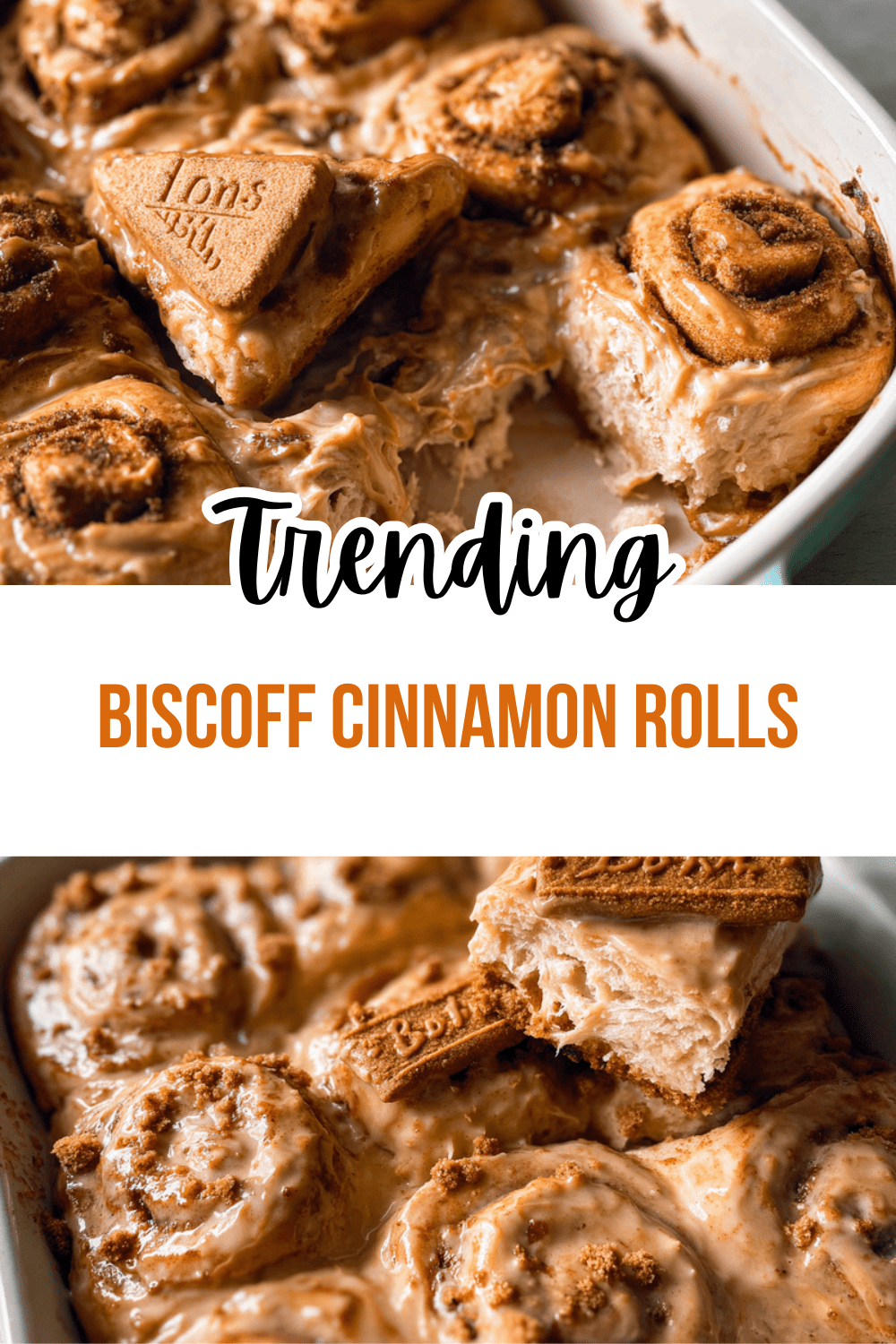 Biscoff Cinnamon Rolls