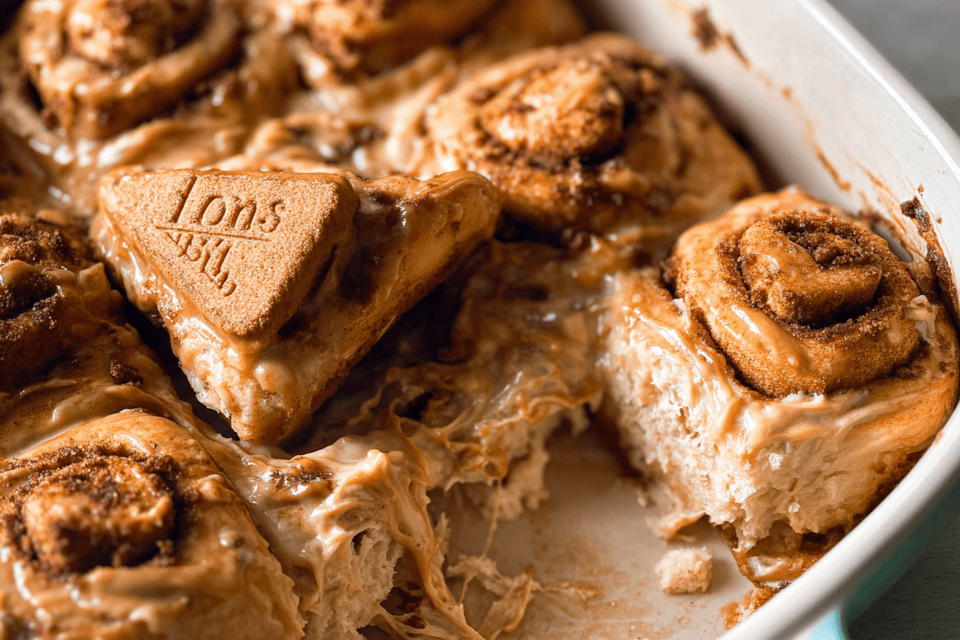 Biscoff Cinnamon Rolls
