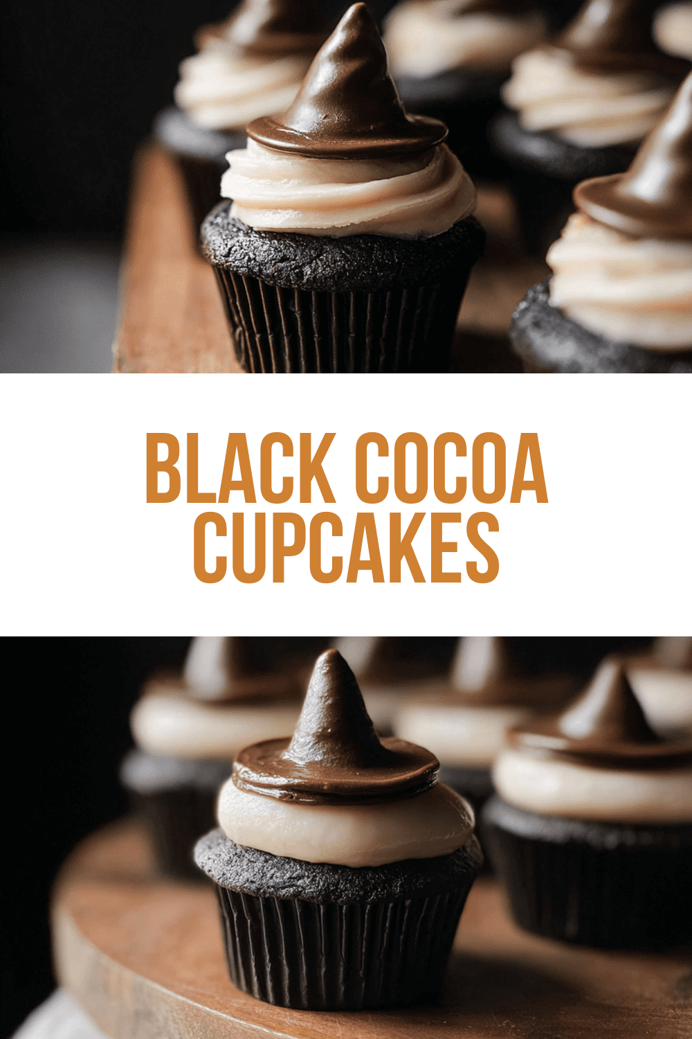 Black Cocoa Cupcakes