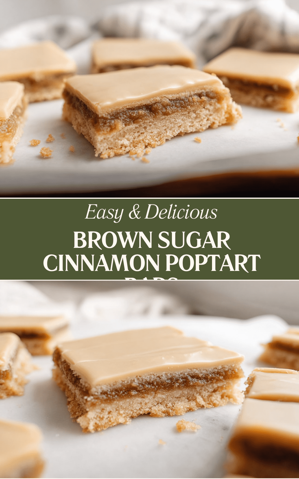 Brown Sugar Cinnamon Poptart Bars