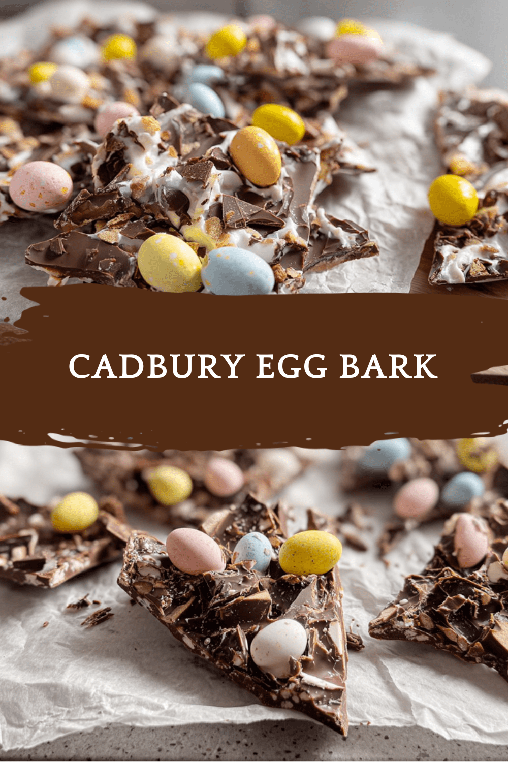 Cadbury Egg Bark
