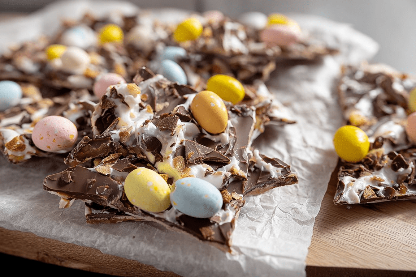 Cadbury Egg Bark