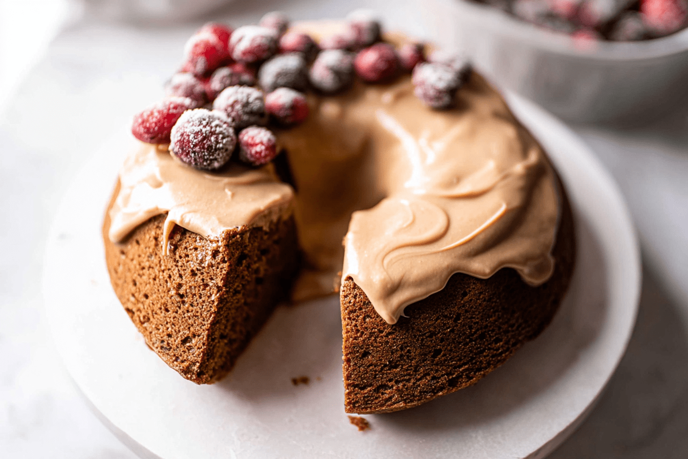 Caramel Gingerbread Cake