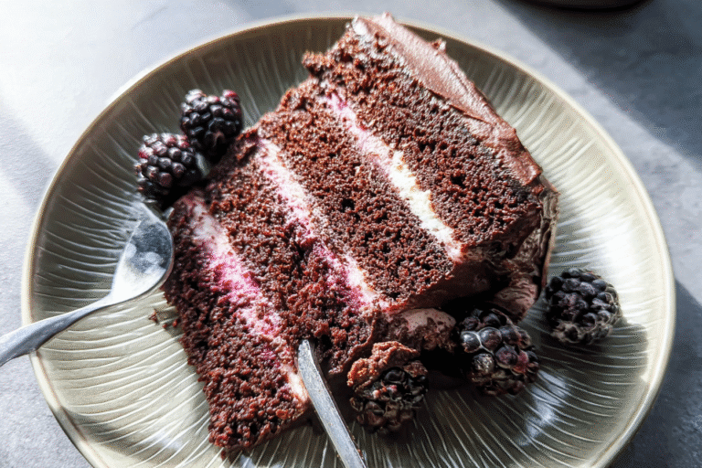 Chocolate Blackberry Cake 10.Png
