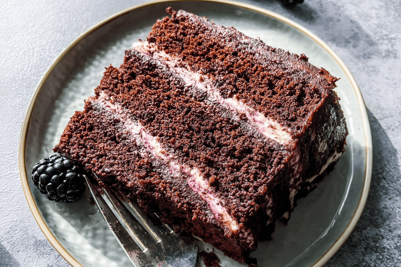 Chocolate Blackberry Cake