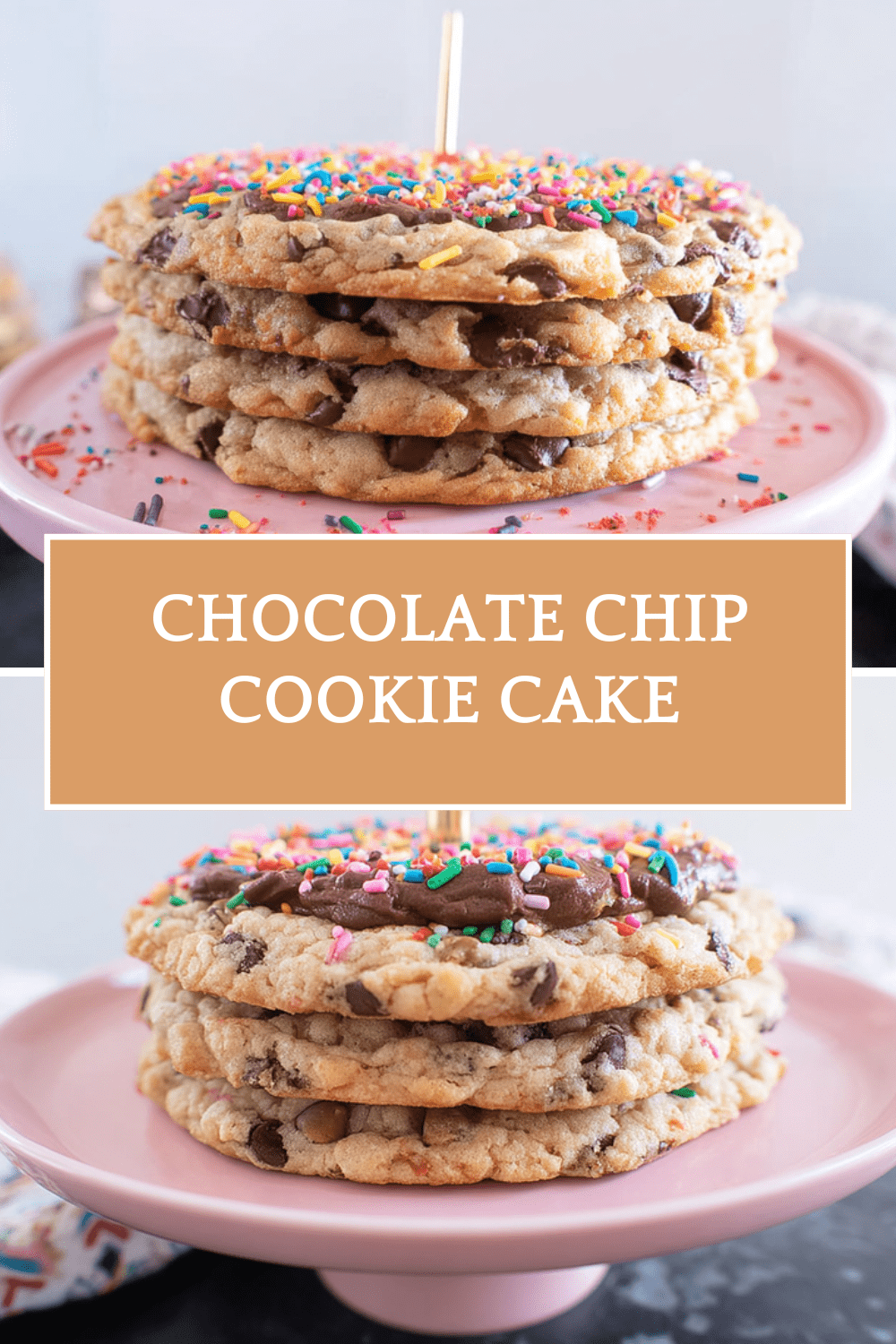 Chocolate Chip Cookie Cake