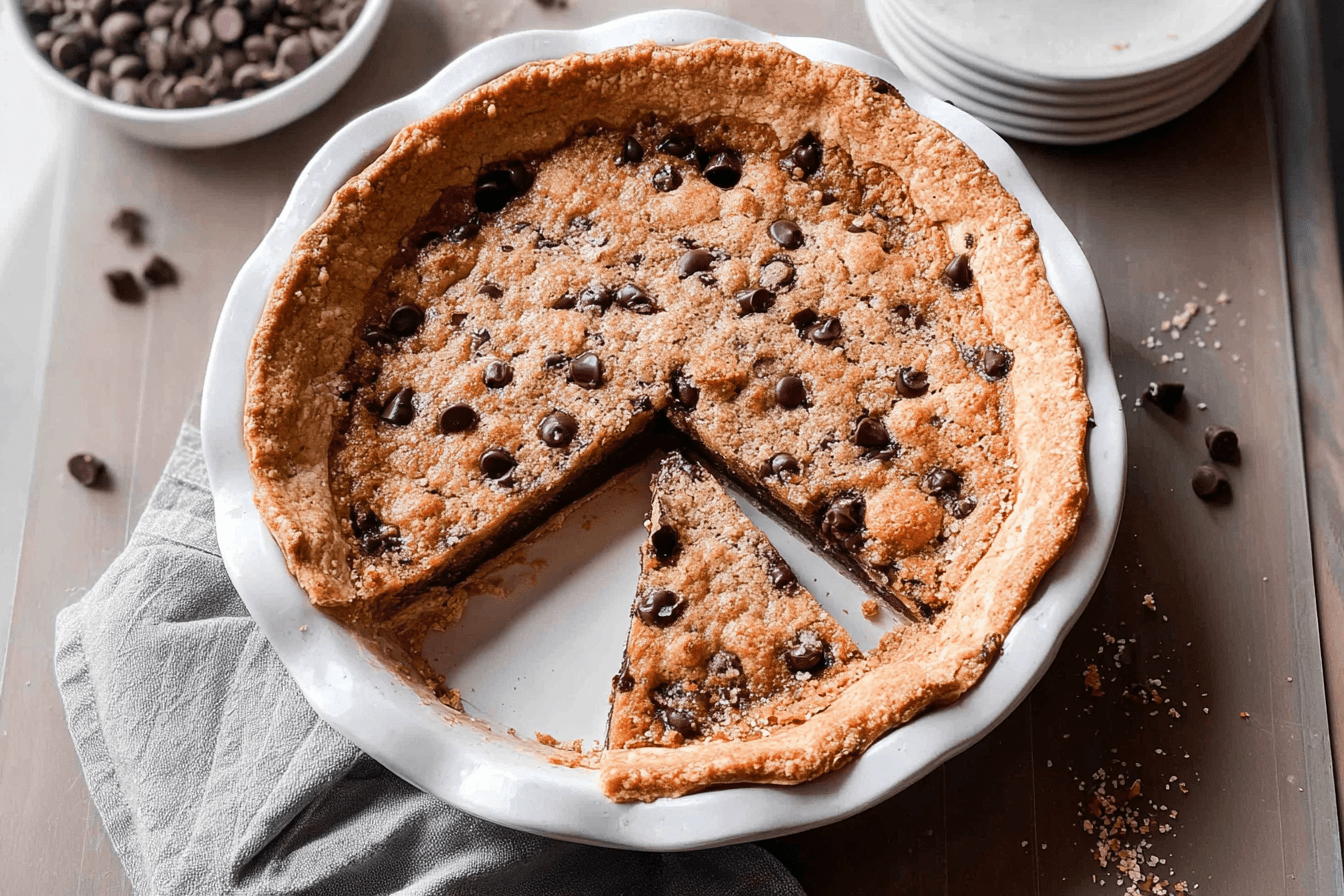 Chocolate Chip Cookie Pie Recipe Easy Homemade Delight 6 Chocolate Chip Cookie Pie