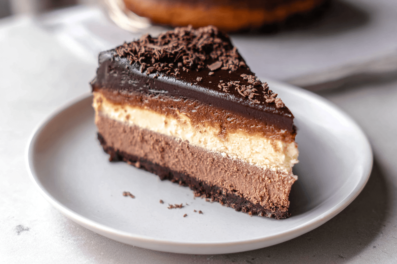 Chocolate Ombre Cheesecake