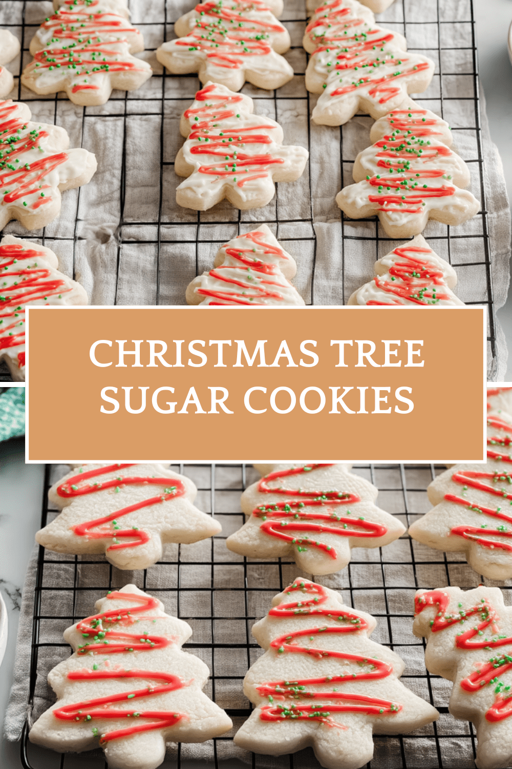 Christmas Tree Sugar Cookies