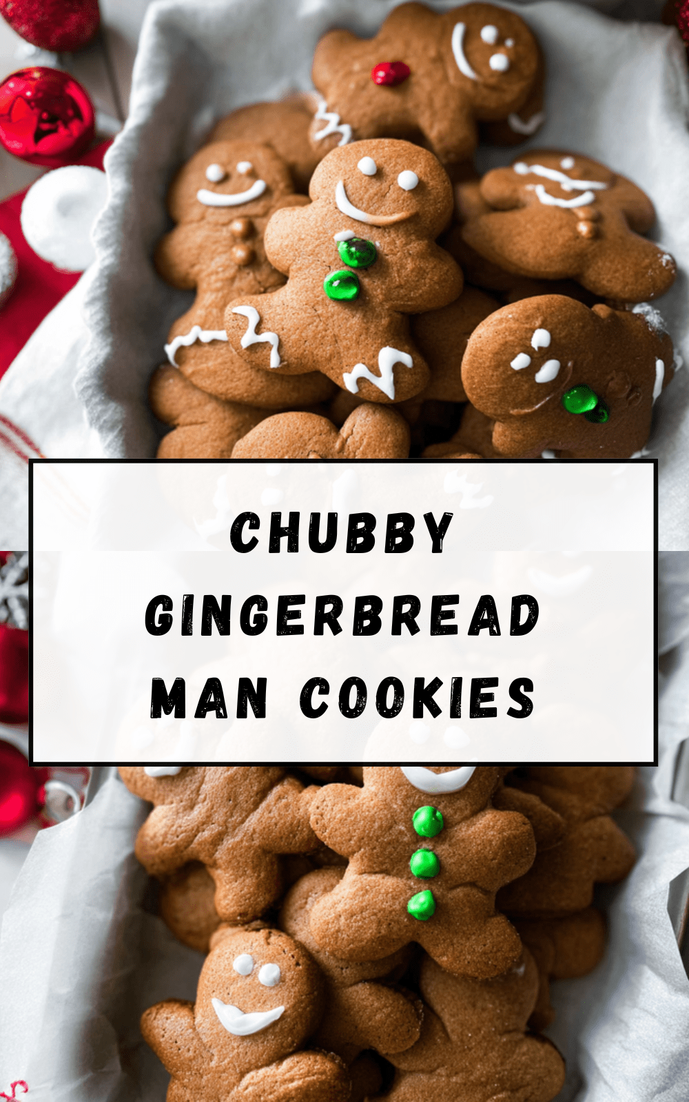 Chubby Gingerbread Man Cookies