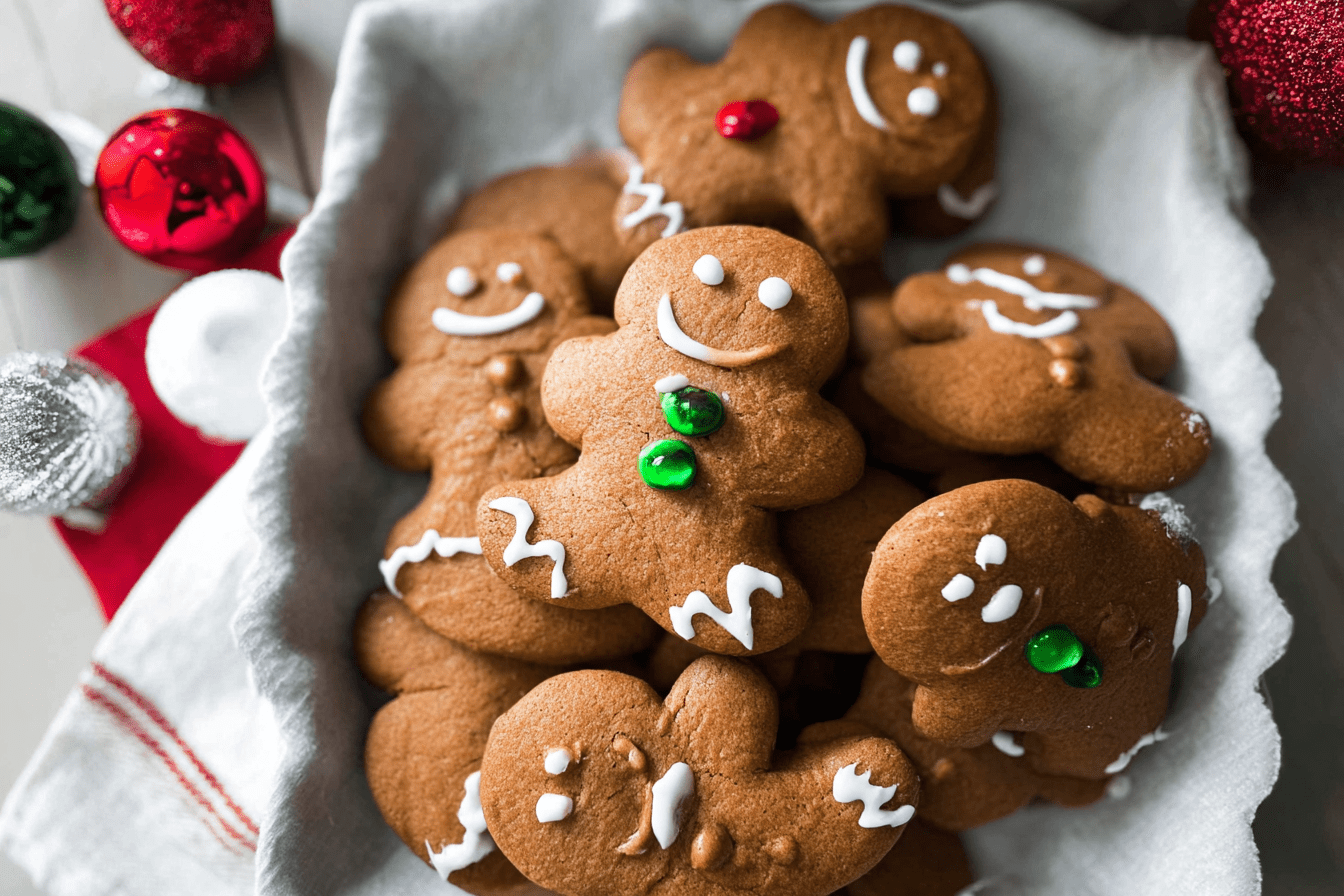 Chubby Gingerbread Man Cookies