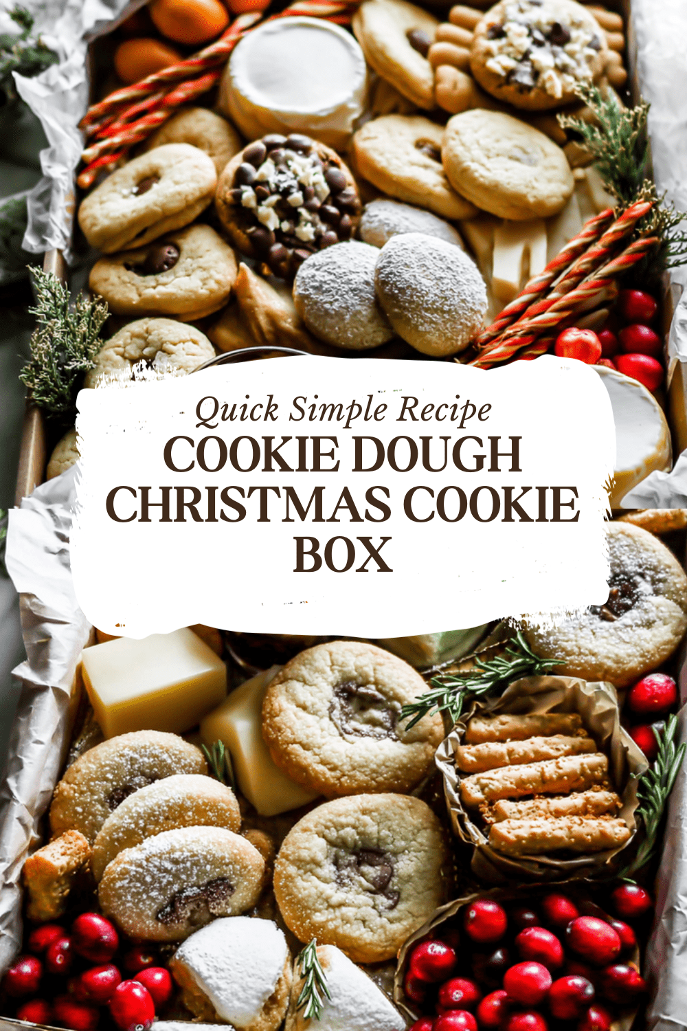 Cookie Dough Christmas Cookie Box