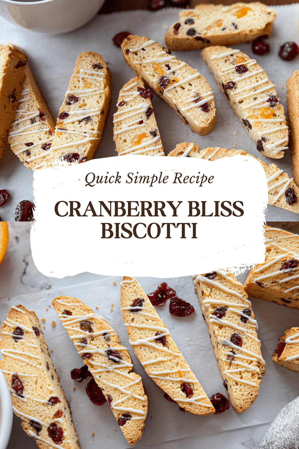 Cranberry Bliss Biscotti