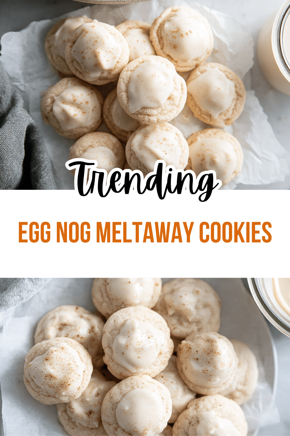 Egg Nog Meltaway Cookies