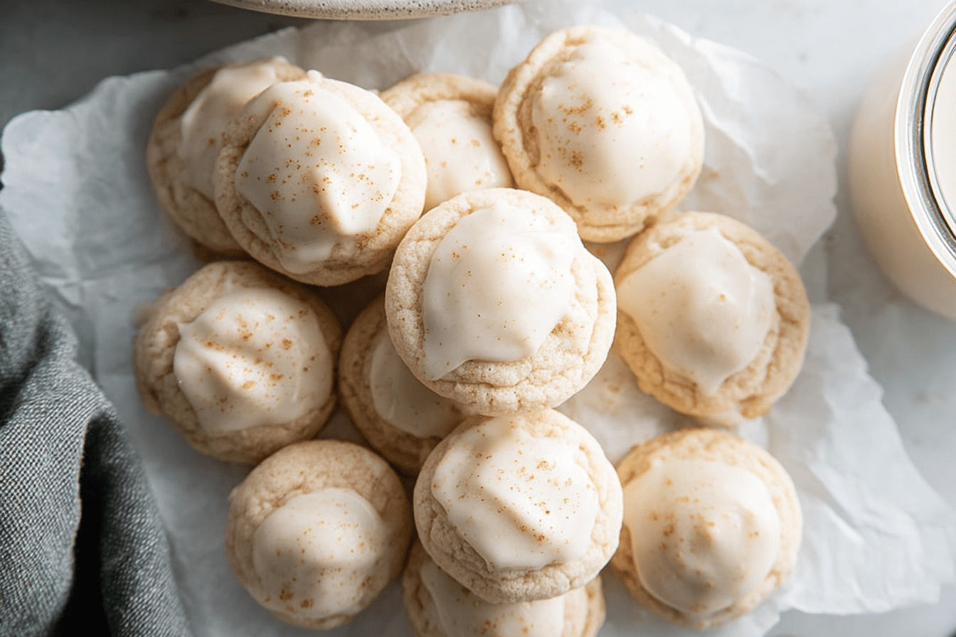 Egg Nog Meltaway Cookies
