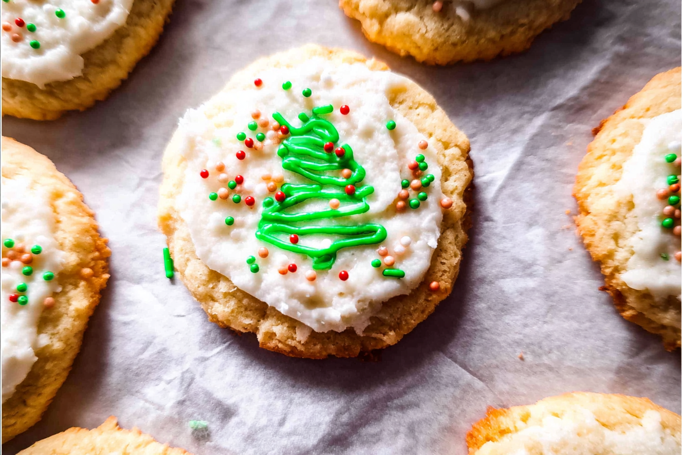 Eggless Vanilla Sugar Cookies
