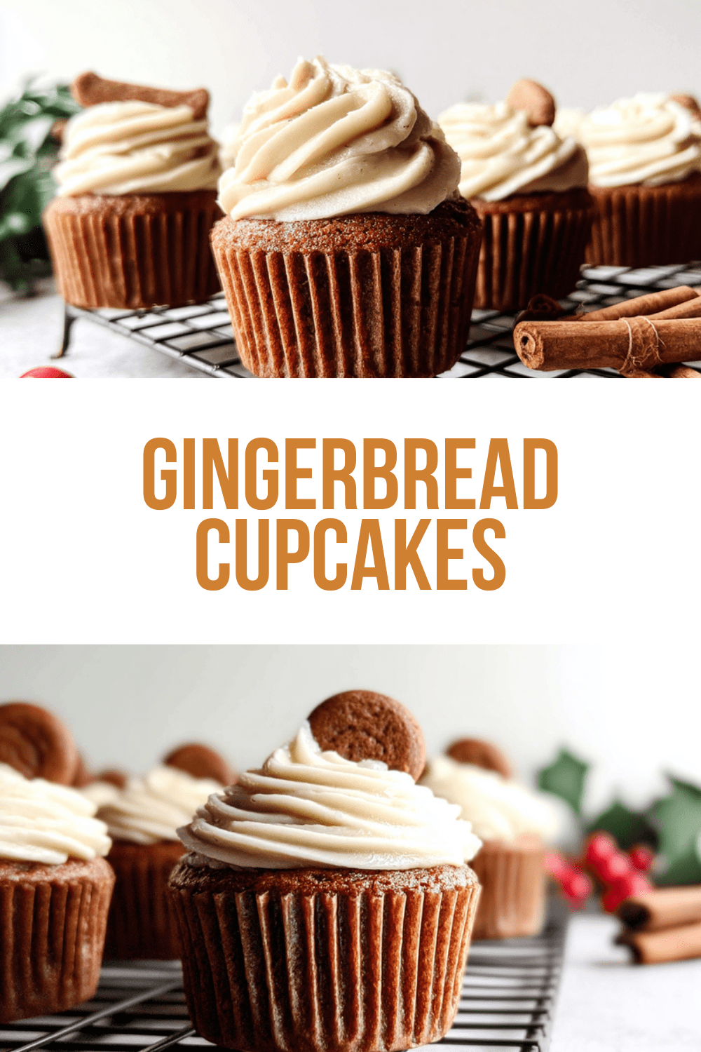 Gingerbread Cupcakes