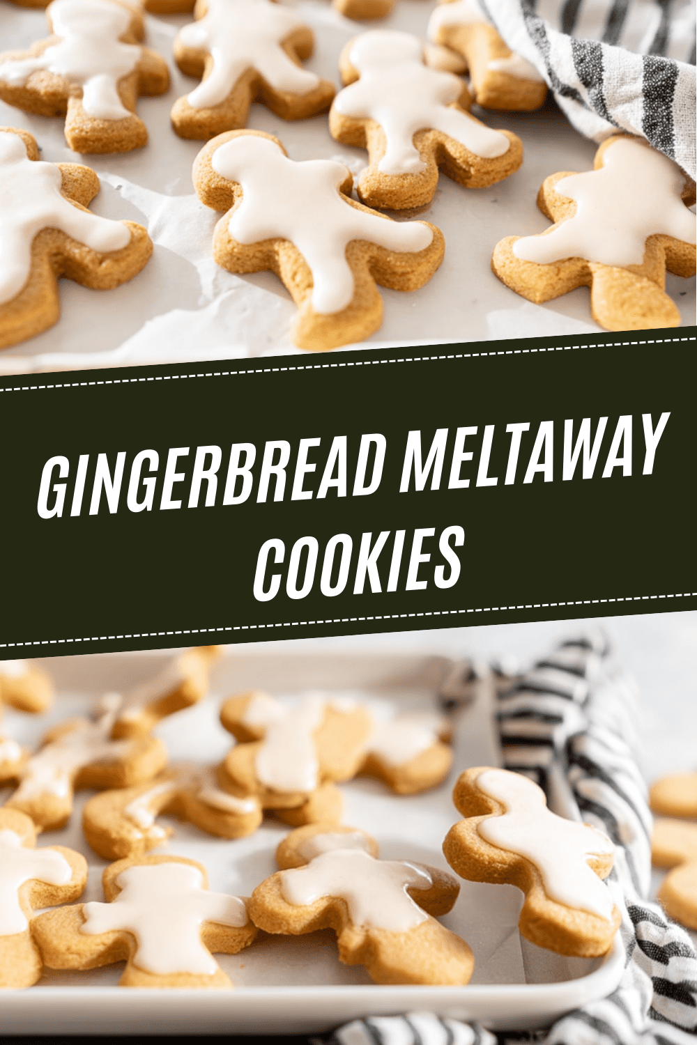 Gingerbread Meltaway Cookies