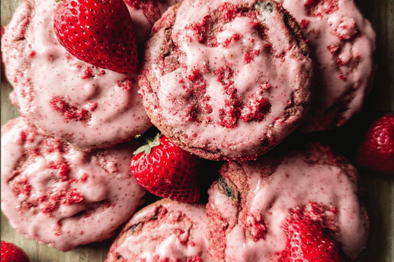 Iced Strawberry Sugar Cookies 40.Png