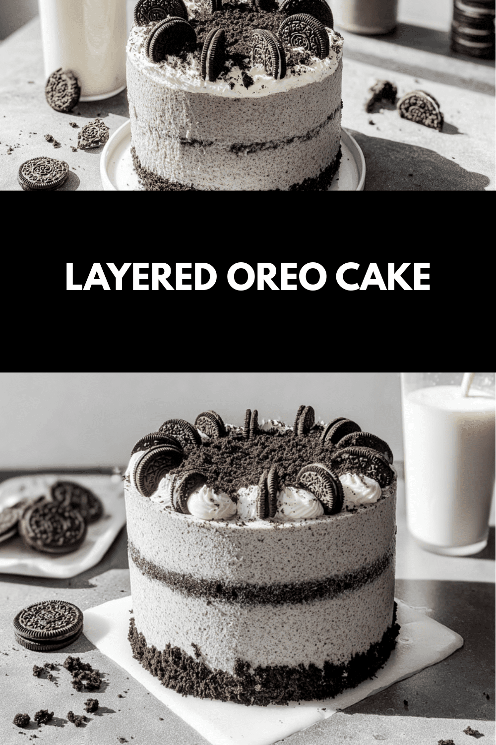 Layered Oreo Cake