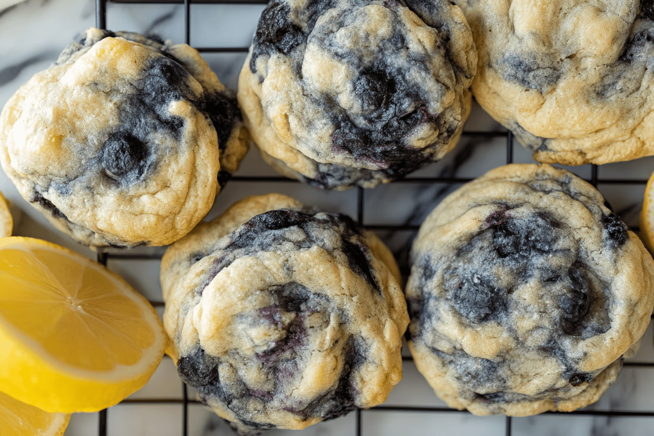 Lemon Blueberry Cookies